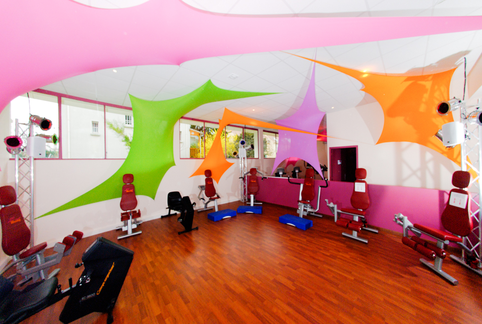 Salle de fitness 100% femmes