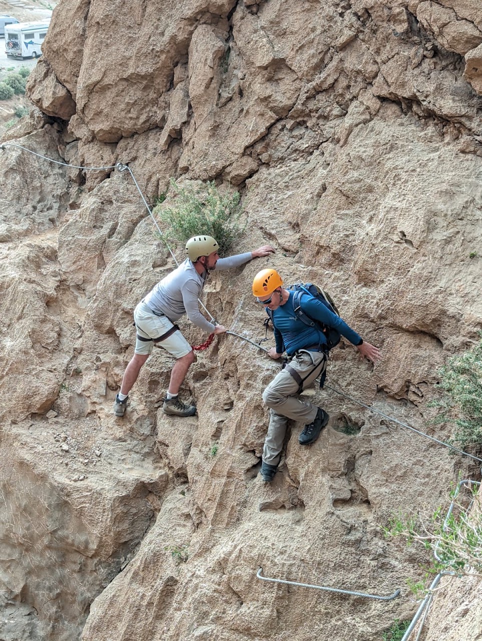 Rock climbing